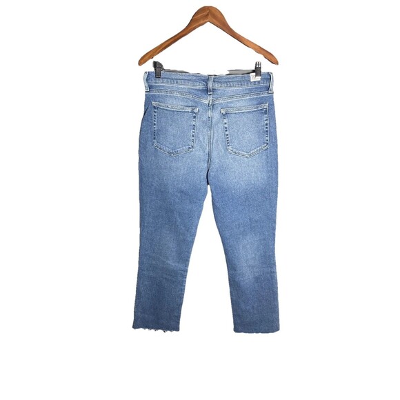 Frank & Eileen Cork Size 31 Button Fly Everyday Straight Blue Jeans Raw Hem - Picture 3 of 13